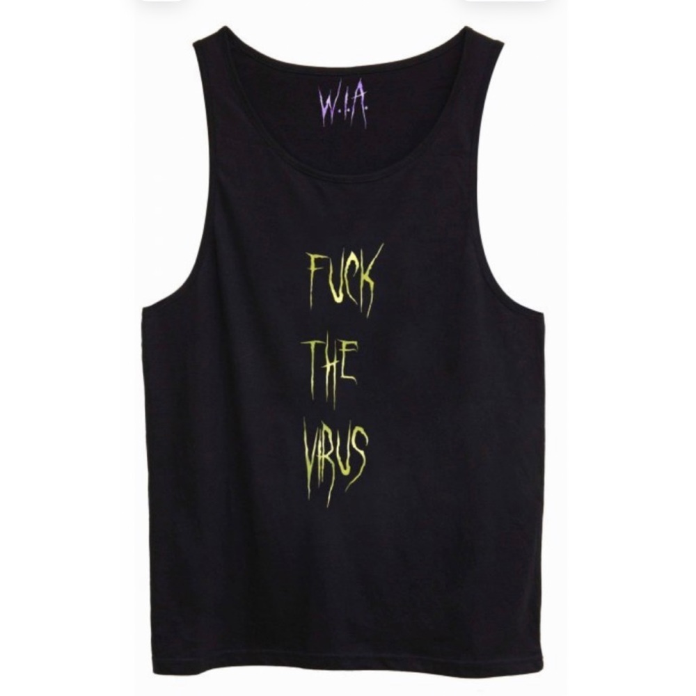 WIA OVERSIZED “F THE VIRUS” TANK